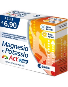 MAGNESIO E POTASSIO ACT ZERO 14 BUSTINE