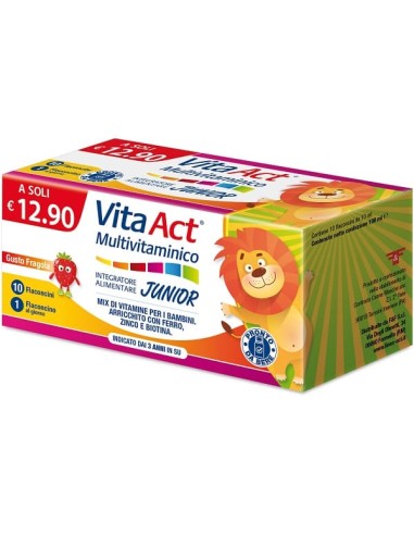 VITA ACT MULTIVITAMINICO JUNIOR 10 FIALE DA 10 ML
