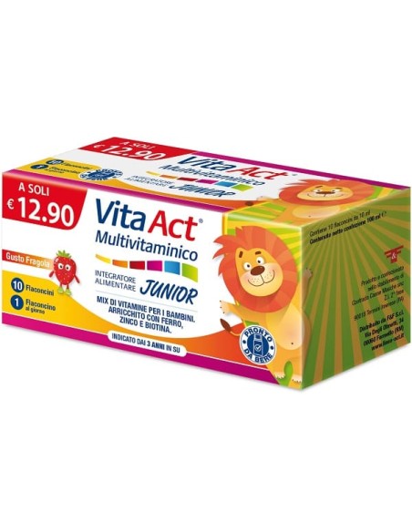VITA ACT MULTIVITAMINICO JUNIOR 10 FIALE DA 10 ML