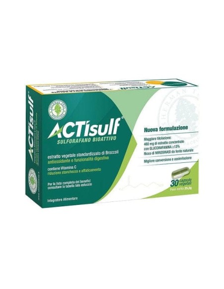 ACTISULF SULFORAFANO 30 CAPSULE VEGETALI