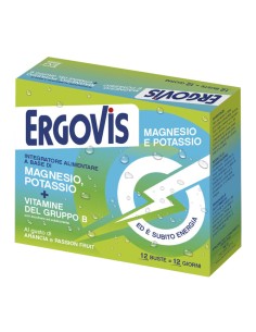 ERGOVIS MG+K VITAMINE B CON ZUCCHERO 12 BUSTINE