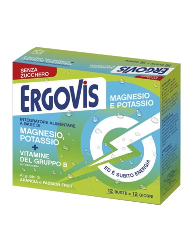 ERGOVIS MG+K VITAMINE B SENZA ZUCCHERO 12 BUSTINE