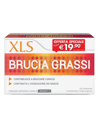 XLS BRUCIA GRASSI 60 COMPRESSE TAGLIO PREZZO