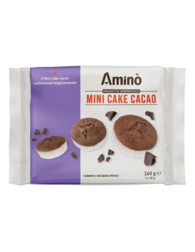 AMINO' MINI CAKE CACAO 4 PEZZI DA 40 G