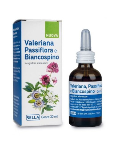 VALERIANA PASSIFLORA E BIANCOSPINO GOCCE 30 ML