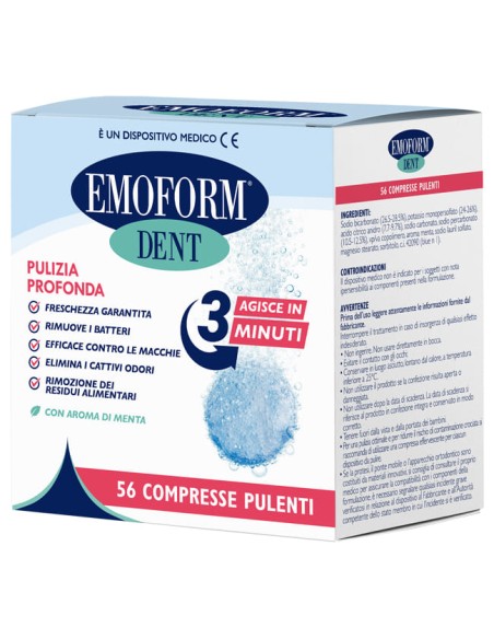 COMPRESSE PULENTI EMOFORM DENT 56 PEZZI