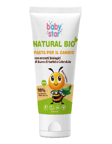 BABYSTAR PASTA CAMBIO PROTETTIVA NATURAL BIO 100 ML