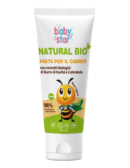 BABYSTAR PASTA CAMBIO PROTETTIVA NATURAL BIO 100 ML