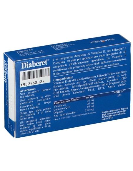 DIABERET 30 CAPSULE