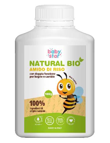 BABYSTAR AMIDO DI RISO NATURAL BIO 180 G