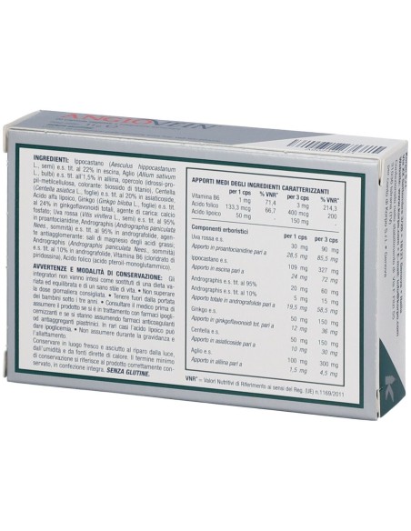 ANGIOVEIN 20 CAPSULE GELATINA
