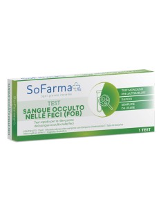 TEST AUTODIAGNOSTICO RAPIDO SOFARMAPIU' PER LA RILEVAZIONE DEL SANGUE OCCULTO NELLE FECI