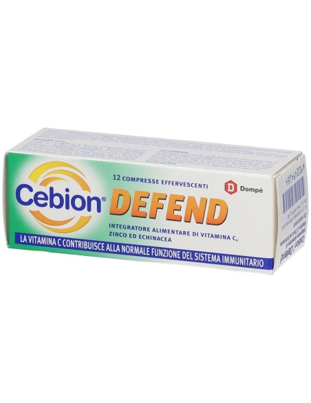 CEBION DEFEND 12 COMPRESSE EFFERVESCENTI