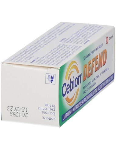 CEBION DEFEND 12 COMPRESSE EFFERVESCENTI