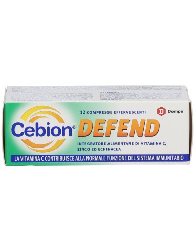 CEBION DEFEND 12 COMPRESSE EFFERVESCENTI