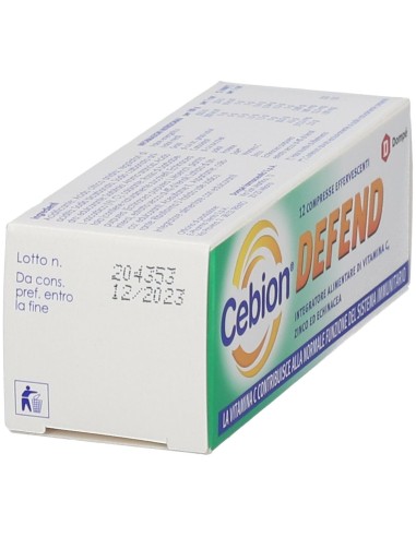 CEBION DEFEND 12 COMPRESSE EFFERVESCENTI