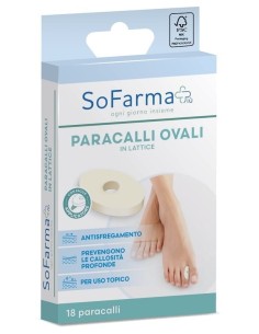 CEROTTO PARACALLO OVALE 2,8 X 1, 8 CM 18 PEZZI SOFARMAPIU'