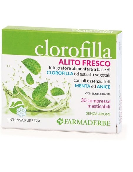CLOROFILLA BREATH PURIFING 30 COMPRESSE MASTICABILI