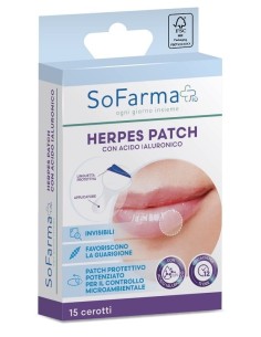 CEROTTO HERPES PATCH CON ACIDO IALURONICO 15 PEZZI SOFARMAPIU'