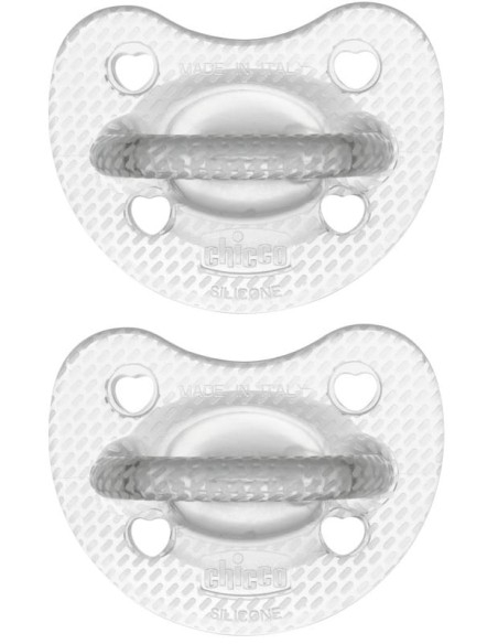CHICCO GOMMOTTO SILICONE CRYSTAL 6-16 MESI 2 PEZZI