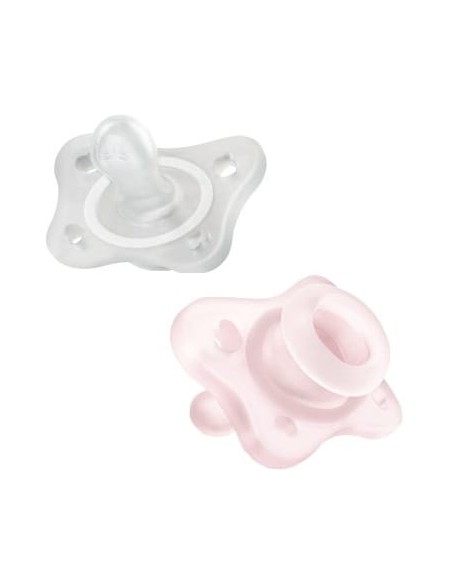 CHICCO GOMMOTTO MINI ROSA 0-2M 2 PEZZI
