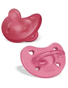 CHICCO GOMMOTTO SILICONE ROSA 16-36 MESI 2 PEZZI