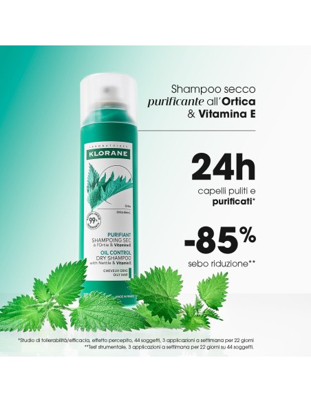 KLORANE SHAMPOO SECCO ORTICA 150 ML