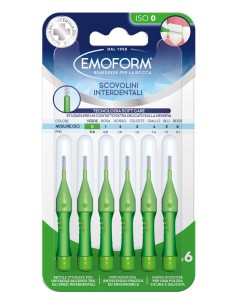 EMOFORM SCOVOLINO ISO 0 VERDE 6 PEZZI
