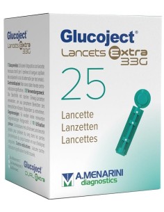 LANCETTA PUNGIDITO GLUCOJET EXTRA GAUGE 33 25 PEZZI