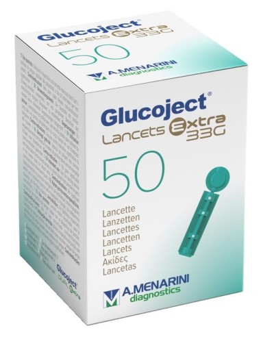 LANCETTA PUNGIDITO GLUCOJECT EXTRA GAUGE 33 50 PEZZI