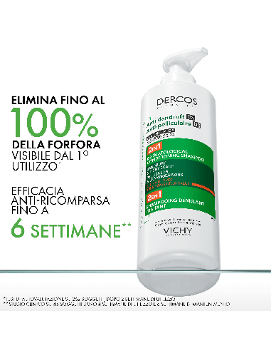 DERCOS TECHNIQUE ANTI DANDRUFF SHAMPOO 2IN1 400 ML