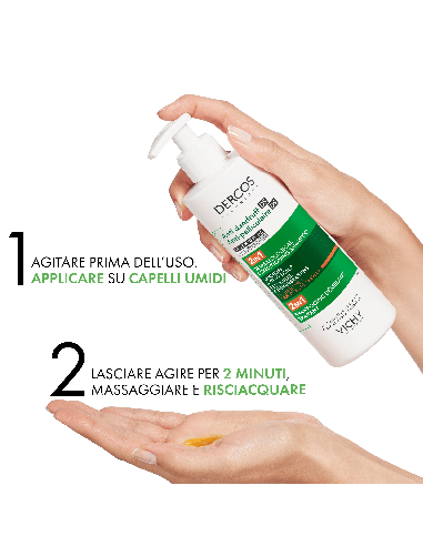 DERCOS TECHNIQUE ANTI DANDRUFF SHAMPOO 2IN1 400 ML