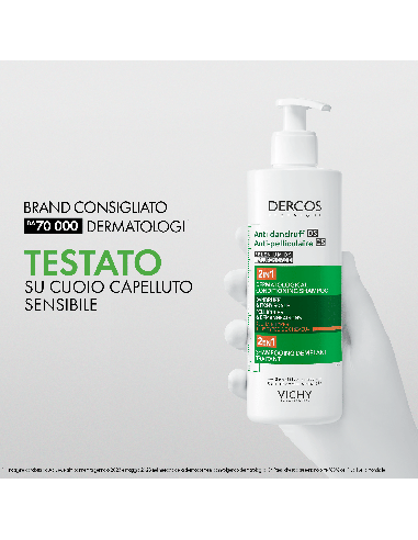 DERCOS TECHNIQUE ANTI DANDRUFF SHAMPOO 2IN1 400 ML