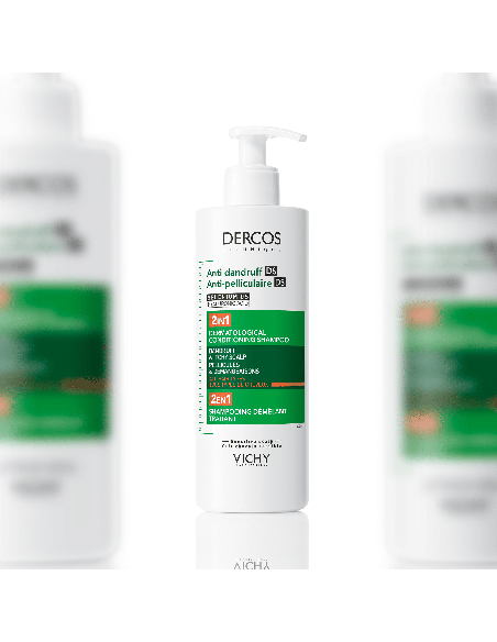 DERCOS TECHNIQUE ANTI DANDRUFF SHAMPOO 2IN1 400 ML