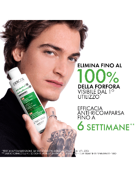 DERCOS TECHNIQUE ANTI DANDRUFF SHAMPOO 2IN1 200 ML
