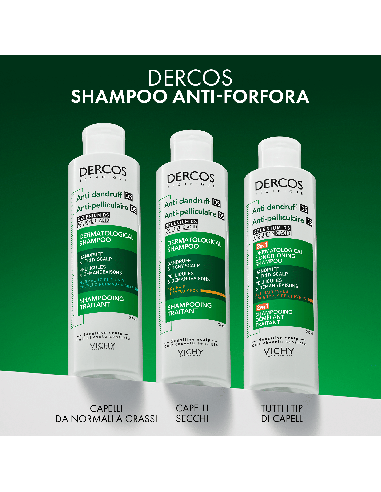 DERCOS TECHNIQUE ANTI DANDRUFF SHAMPOO 2IN1 200 ML