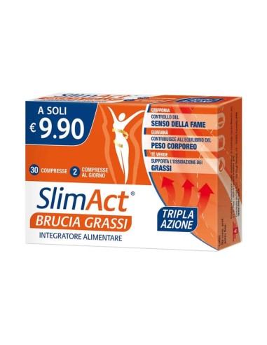 SLIM ACT BRUCIA GRASSI 30 COMPRESSE