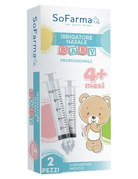 IRRIGATORE NASALE BABY 2 PEZZI SOFARMAPIU'