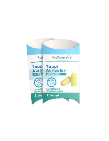 TAPPI AURICOLARI 2 PEZZI SOFARMAPIU'