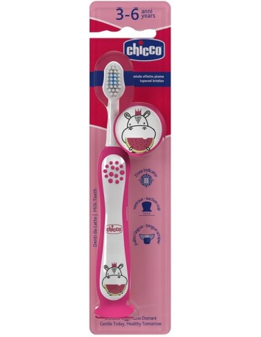 CHICCO SPAZZOLINO 3-6 YEARS ROSA