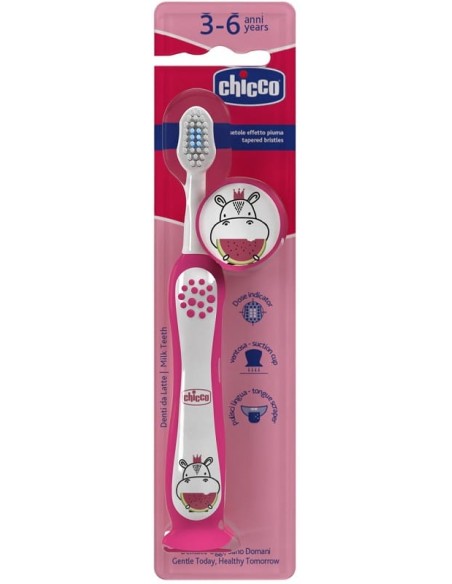 CHICCO SPAZZOLINO 3-6 YEARS ROSA