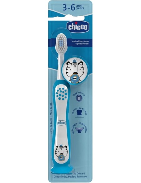 CHICCO SPAZZOLINO 3-6 YEARS AZZURRO