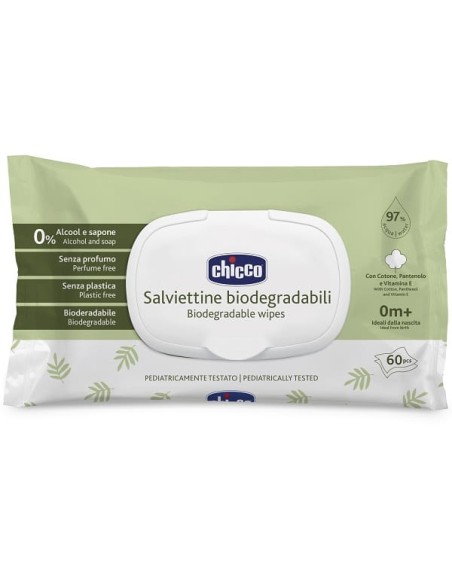 CHICCO SALVIETTE BIO 60 PEZZI PLAQUE
