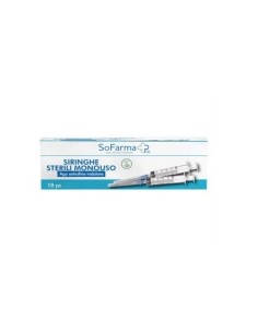 SIRINGA STERILE 10 ML GAUGE 21 10 PEZZI SOFARMAPIU'