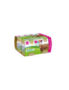 HIPP BIO OMOGENEIZZATO MANZO 4 PEZZI DA 80 G