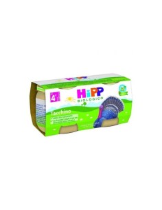 HIPP BIO OMOGENEIZZATO TACCHINO 2 PEZZI DA 80 G