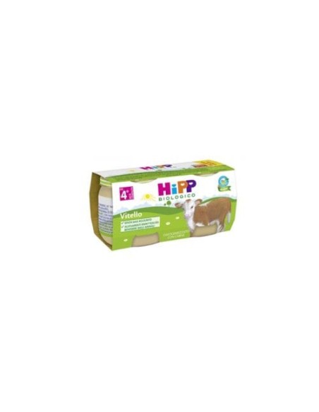 HIPP BIO OMOGENEIZZATO VITELLO 2 PEZZI DA 80 G