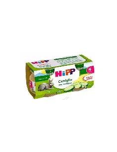 HIPP OMOGENEIZZATO CONIGLIO CON PATATE 2 PEZZI DA 80 G