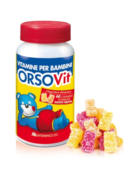 ORSOVIT CARAMELLE GOMMOSE VITAMINA BB SENZA GLUTINE 60 PEZZI