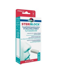 MASTER-AID STERIBLOCK TAMPONE EMOSTATICO